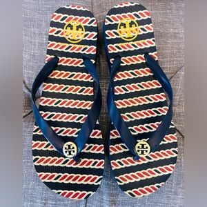 Tory Burch Flip Flops Size 9